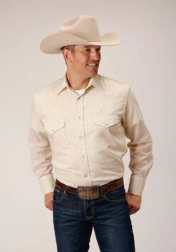 ROPER 1627 CREAM DIAMOND PRINT