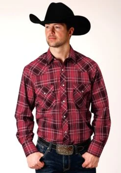 ROPER 820 BRIGHT RED PLAID