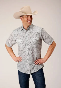 ROPER 1626 MULTI BLUE MINI FLORAL PRINT