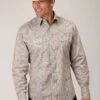 Roper Dot Paisley Long Sleeve Shirt