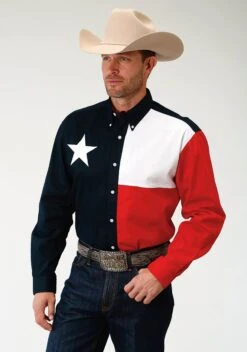 Roper "Texan" Long Sleeve Button Up Shirt