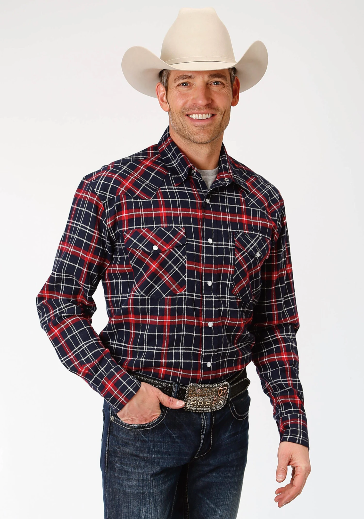 ROPER TALL MAN UNLINED FLANNEL SHIRT
