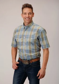 Roper Sandy Plaid Short Sleeve Shirt