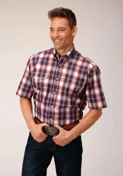 Roper Independence Plaid Short Sleeve Shirt