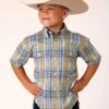 Roper Sandy Plaid Short Sleeve Shirt