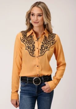 Roper Challis Button Long Sleeve Shirt