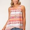 Roper Aztec Print Rayon Tank Top