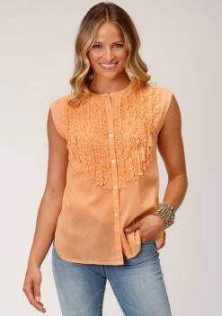 Roper Voile Sleeveless Blouse