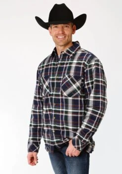 ROPER REVERSABLE POLY-FLANNEL JACKET