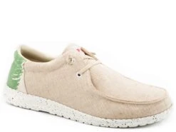 ROPER BEIGE CANVAS WITH MEXICAN FLAG