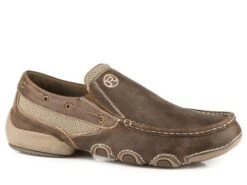 ROPER DRIVING MOC WRAPPED SLIP ON LEATHER