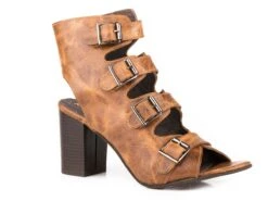 ROPER FASHION LEATHER OPEN TOE SANDAL