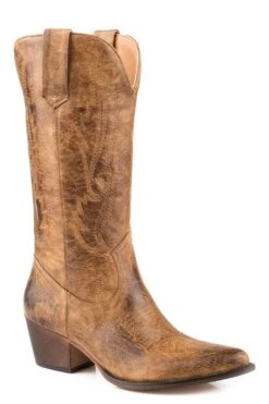 ROPER FASHION FAUX LEATHER BOOT NARROW TOE