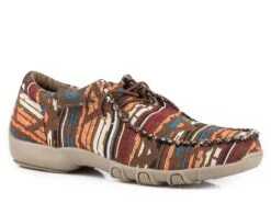 ROPER DRIVING MOC LACE UP FABRIC UPPER