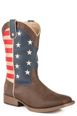 Roper Square Toe Americana Boot