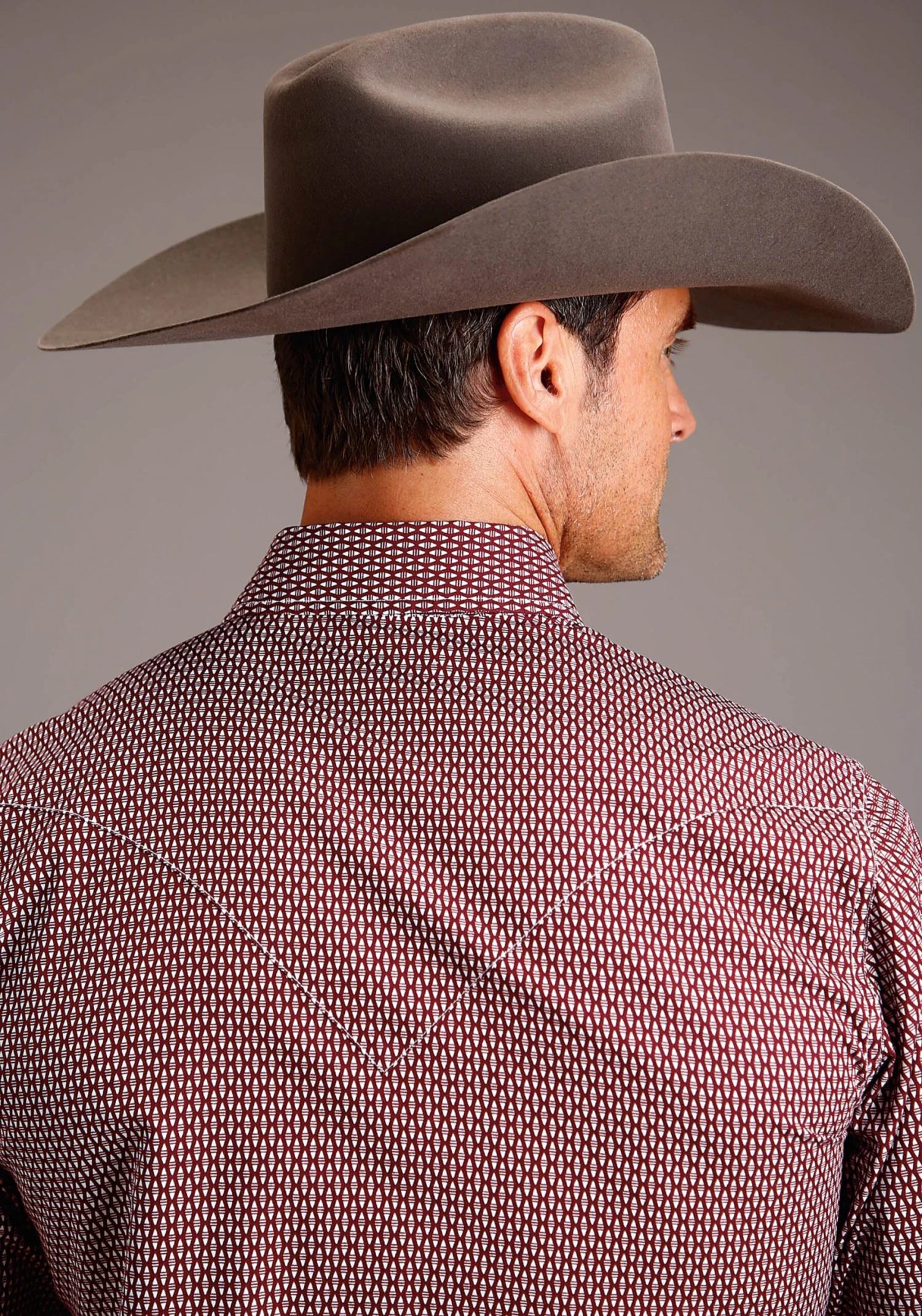Stetson Broken Diamond Long Sleeve Snap - Image 2