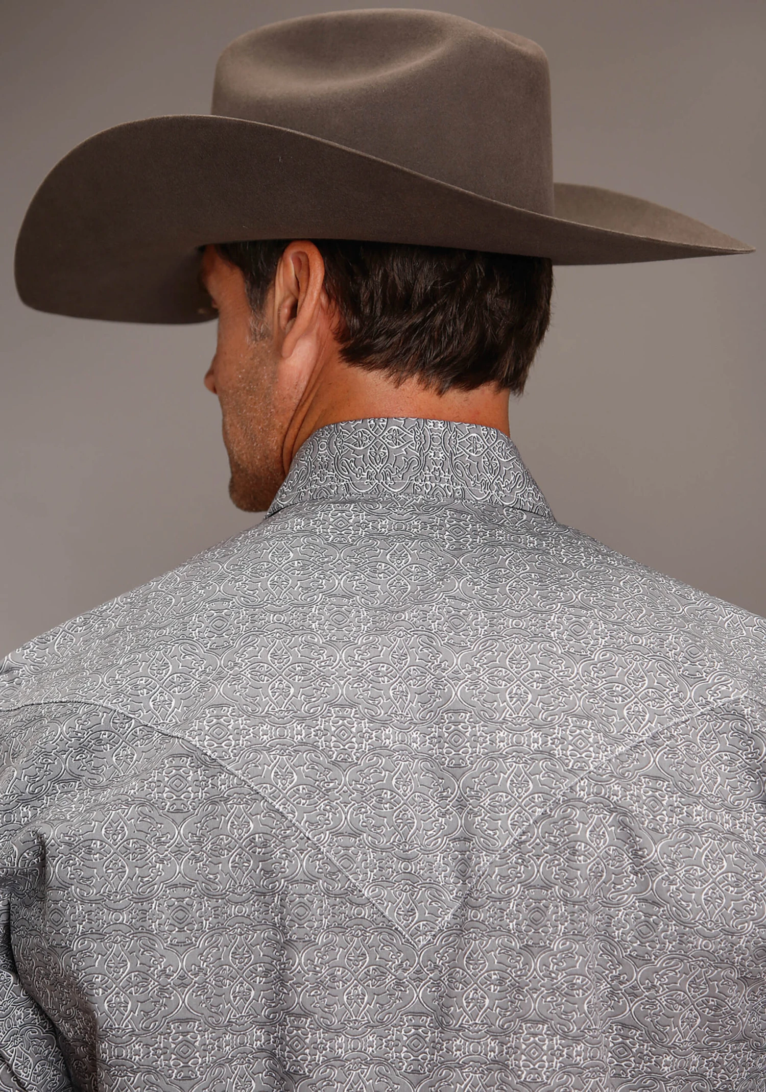 Stetson Shadow Medallion Long Sleeve Shirt - Image 2