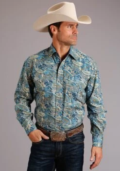 Stetson Fall Paisley Long Sleeve Snap