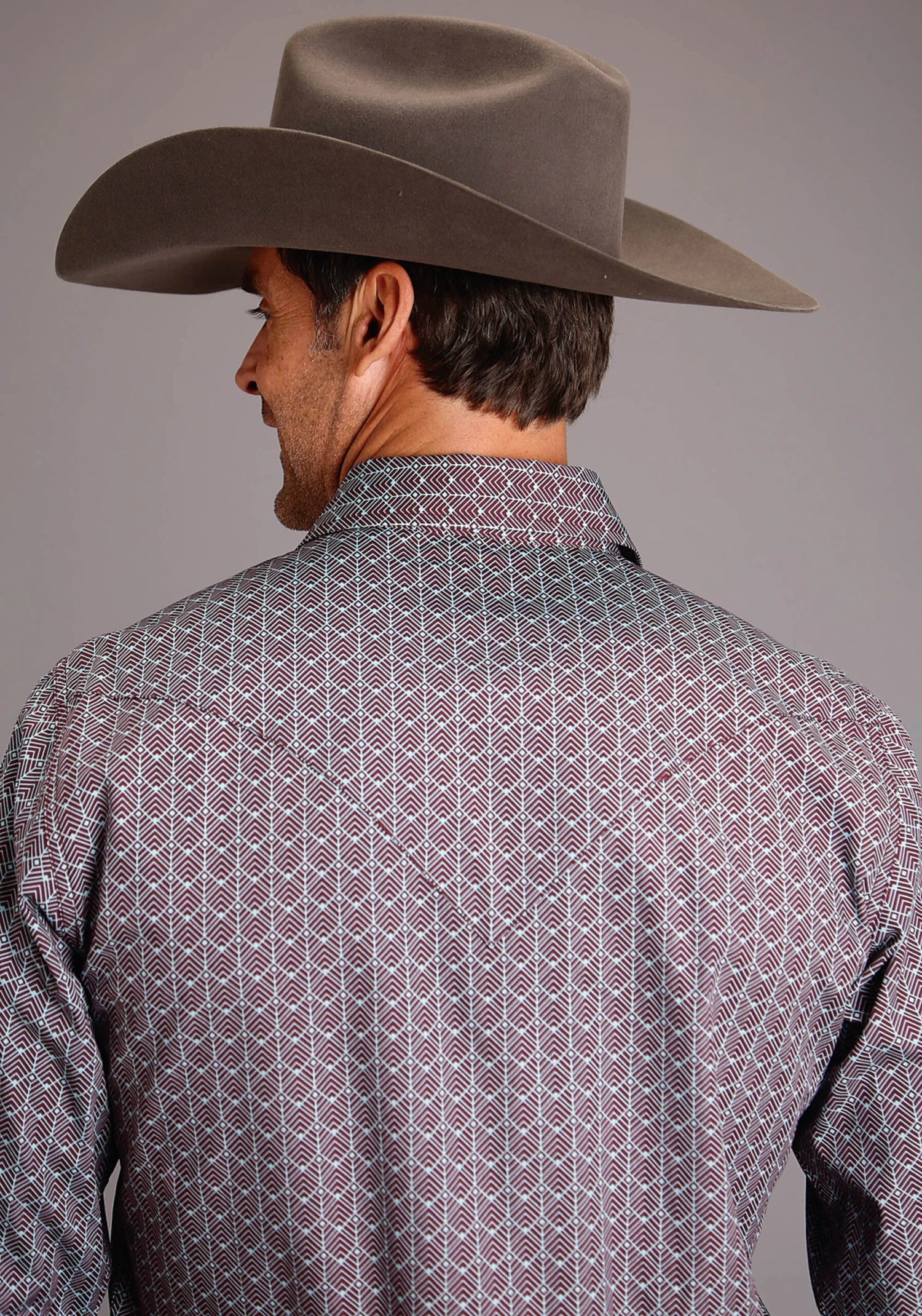 Stetson Chevron Long Sleeve Snap - Image 2