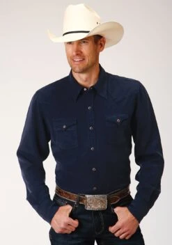 STETSON SNAP 2 POCKET SOLID
