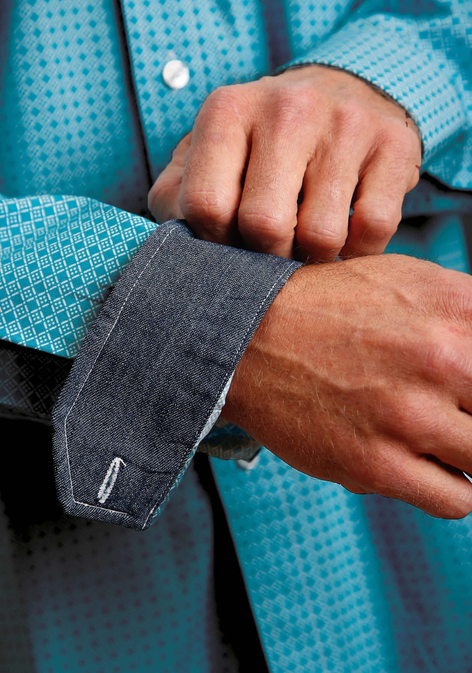 Stetson Dicey Geo Long Sleeve Shirt - Image 3