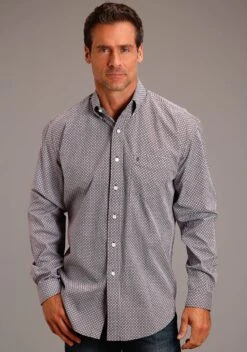 Stetson Four Point Geo Long Sleeve Shirt