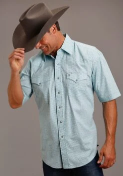 Stetson Silver Diamond Short Sleeve Shirt