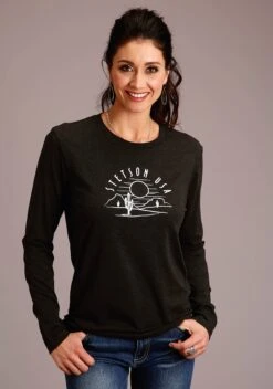 STETSON LADIES L/S T-SHIRT