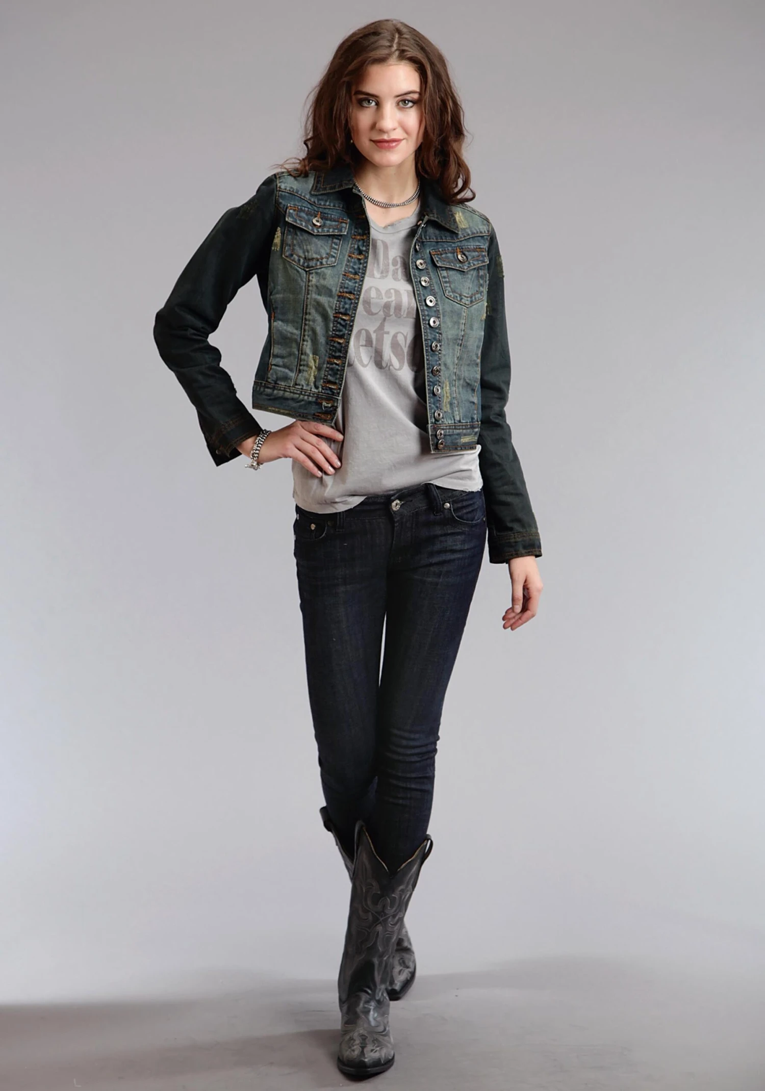 STETSON LADIES SHORT SLEEVE T-SHIRT - Image 3