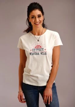 STETSON LADIES SHORT SLEEVE T-SHIRT