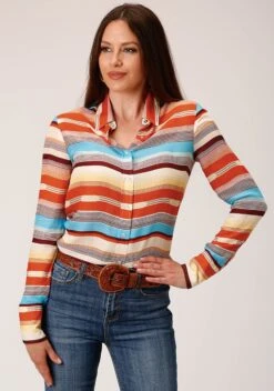 Stetson Sunset Serape Long Sleeve Shirt
