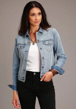 Stetson DENIM JACKET W/STRAIGHT FRNT BACK YOKE