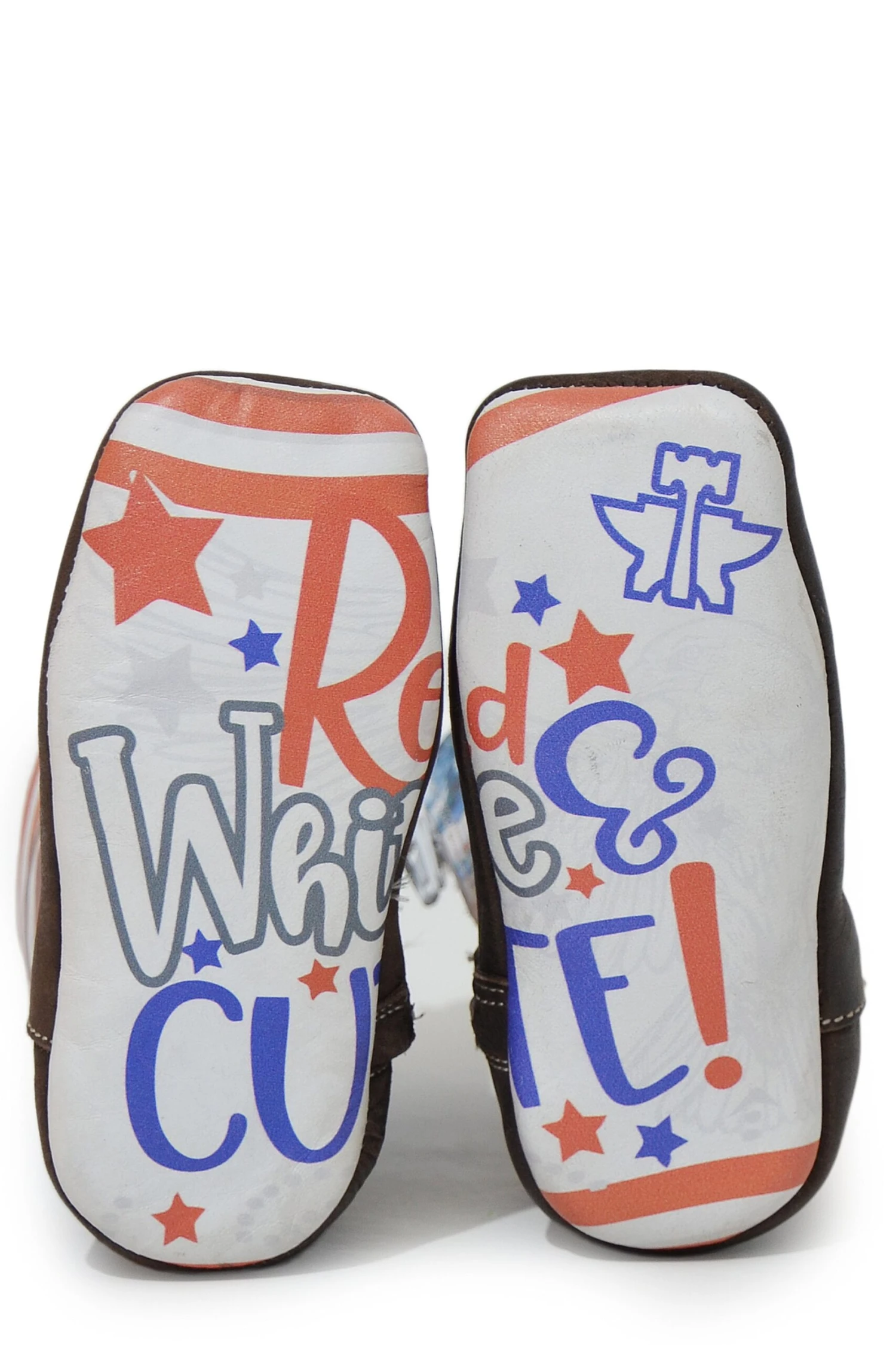 Red, White & Cute Americana Infant Boots - Image 2
