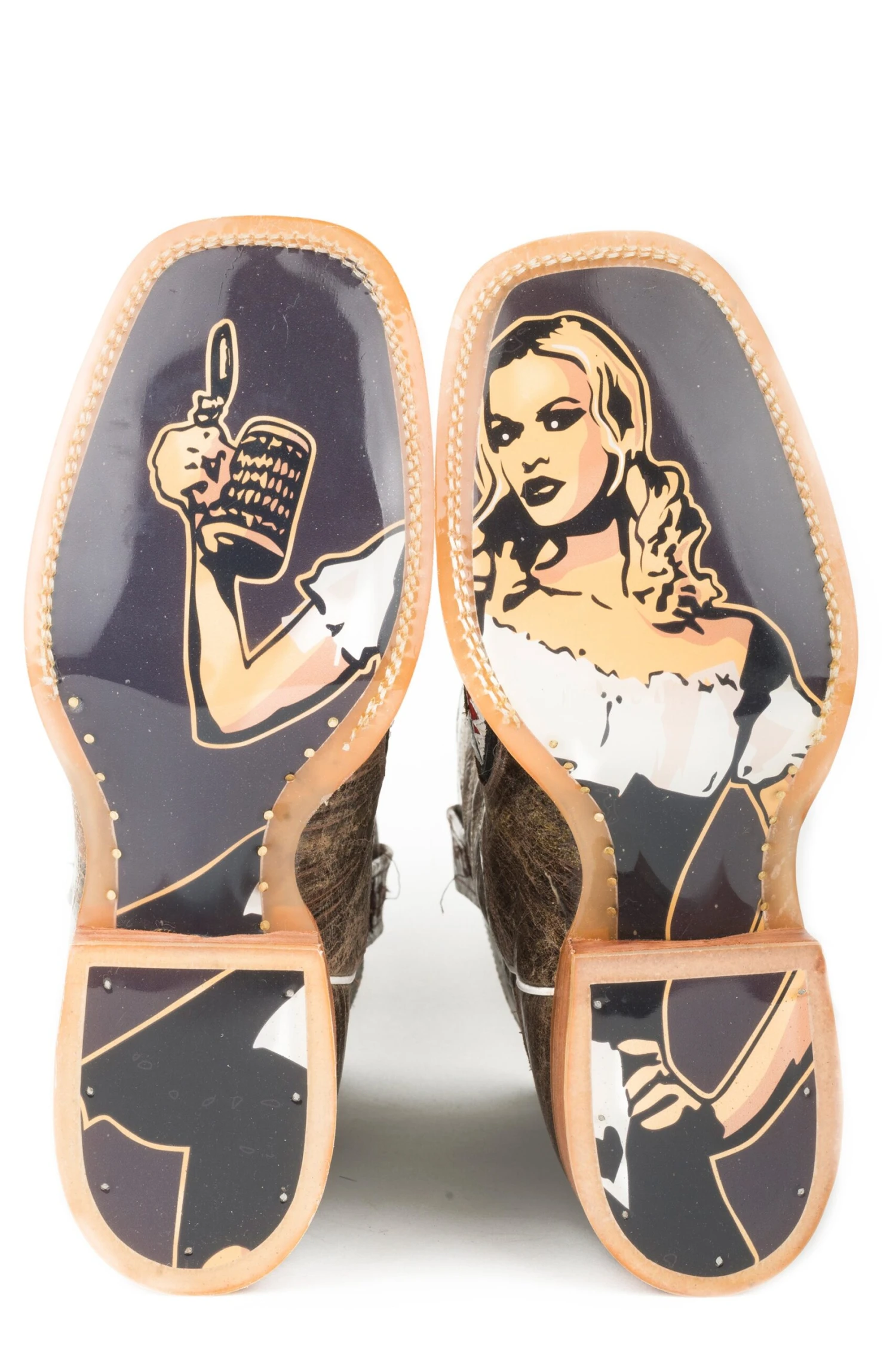 Tin Haul "Gnarly Shark" Square Toe Boot - Image 2