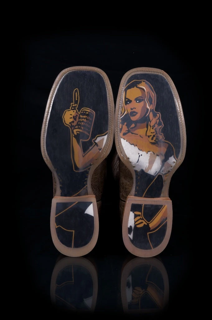 Tin Haul "Gnarly Shark" Square Toe Boot - Image 3