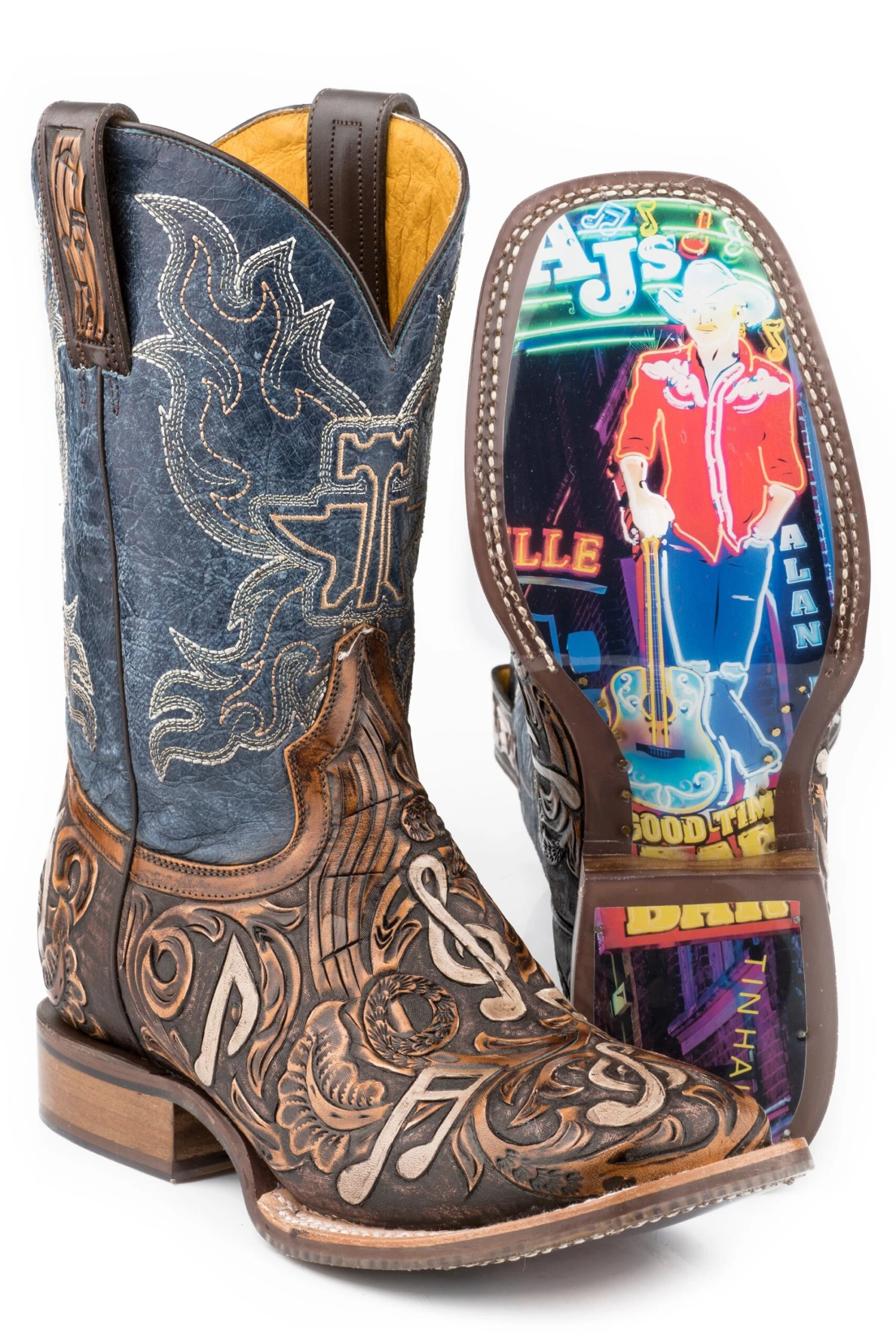 Tin Haul "Country Sound" Square Toe Boot