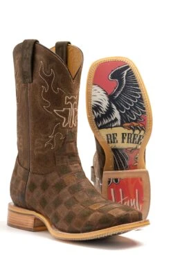 Tin Haul "Rough Patch" Square Toe Boot