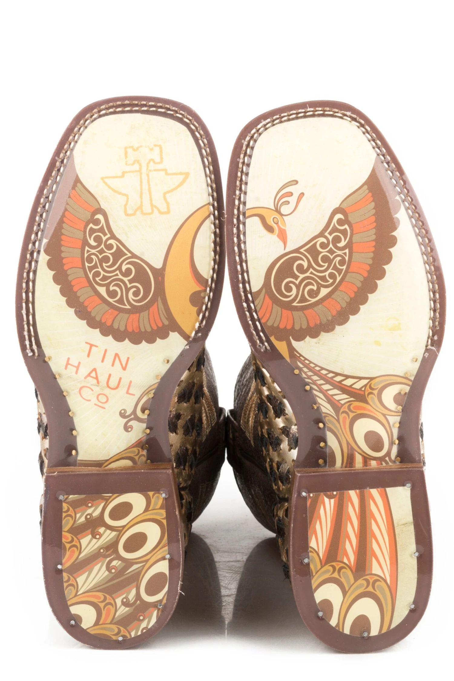 Tin Haul "Peacock" Square Toe Boot - Image 2